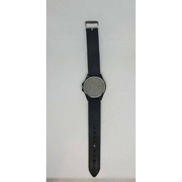 Geneva Silicone Band Stainless Steel Back Water Resistant Faux Diamond Watch - Picture 11 of 12